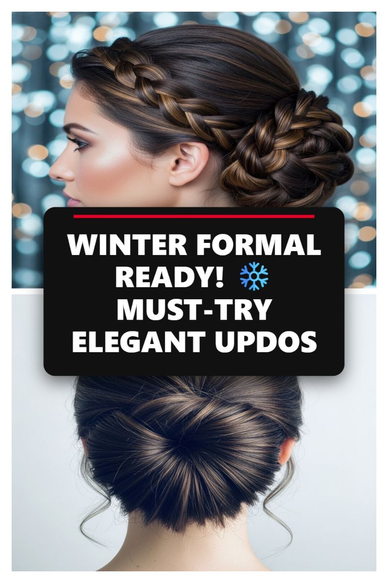 WINTER FORMAL READY! MUST-TRY ELEGANT UPDOS