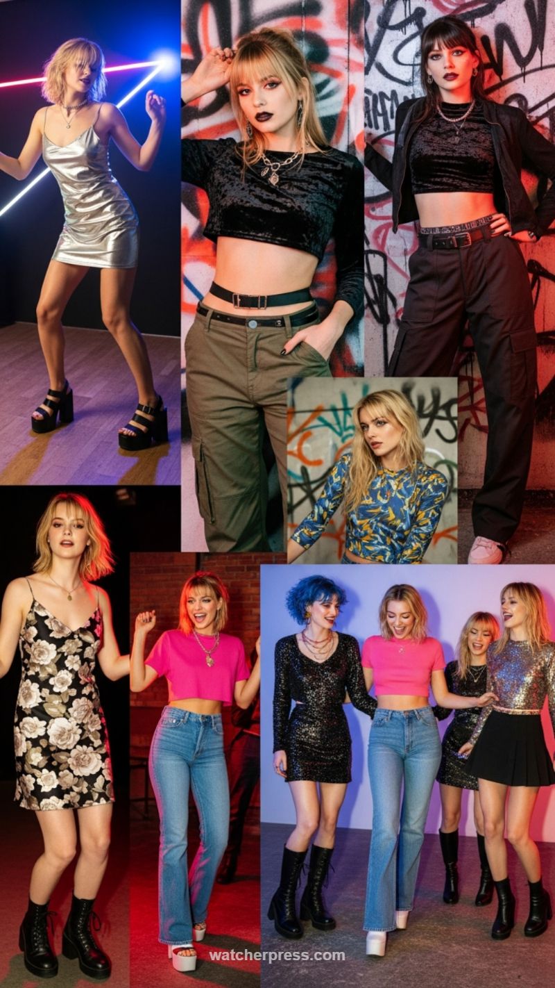 Y2K Party Ready: Slip Dresses and Low-Rise Grunge