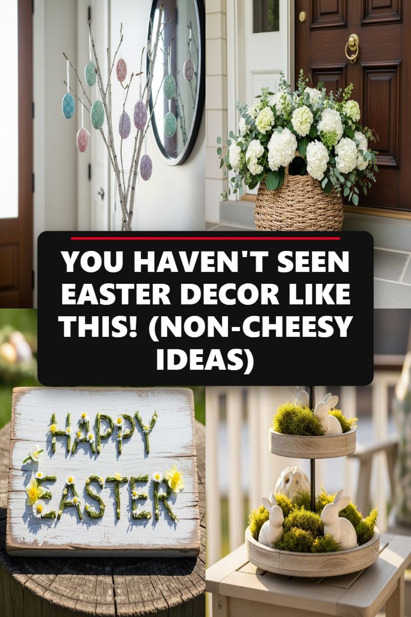 YOU HAVEN'T SEEN EASTER DECOR LIKE THIS! (NON-CHEESY IDEAS)