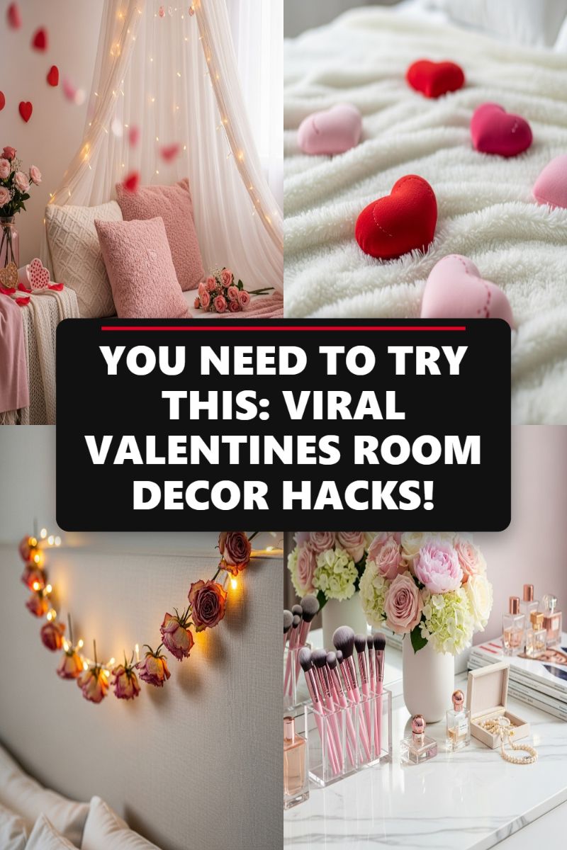 YOU NEED TO TRY THIS: VIRAL VALENTINES ROOM DECOR HACKS!
