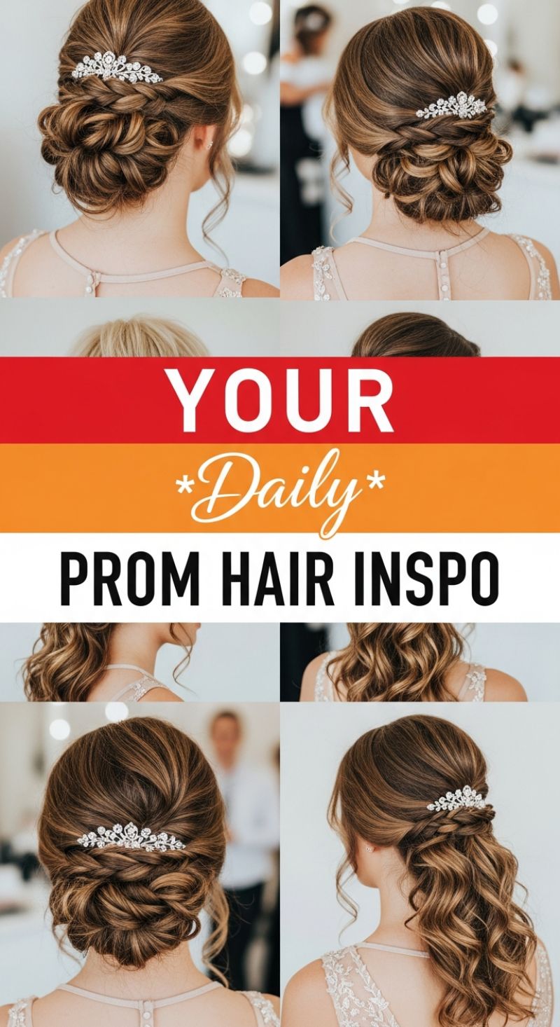 YOUR Daily PROM HAIR INSPO