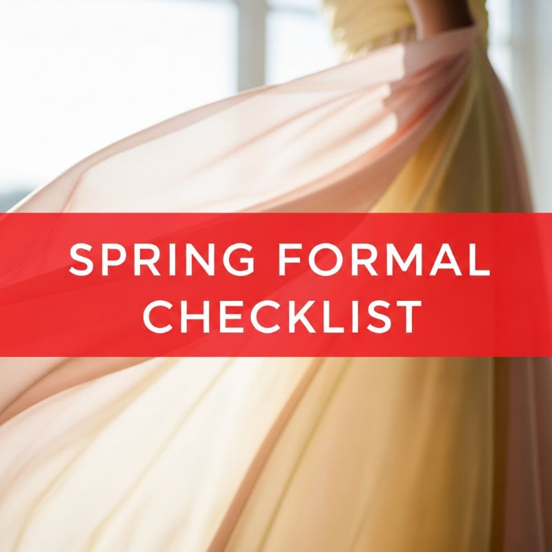 Your Essential Spring Formal Checklist