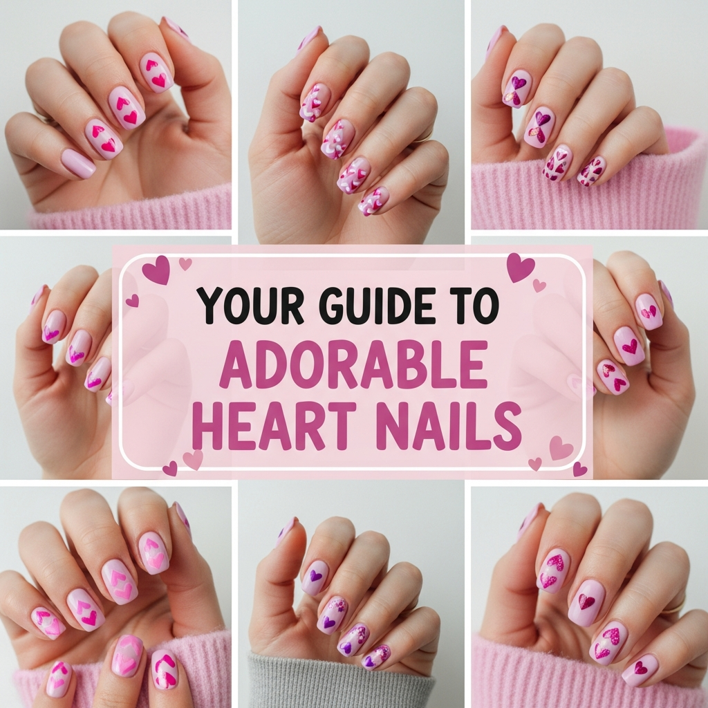 Your Guide to Adorable Heart Nails