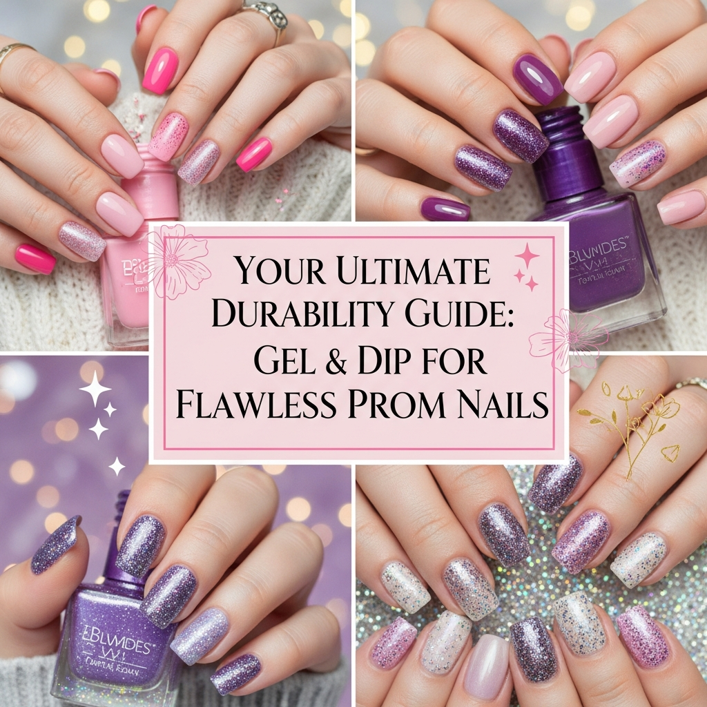 Your Ultimate Durability Guide: Gel & Dip for Flawless Prom Nails