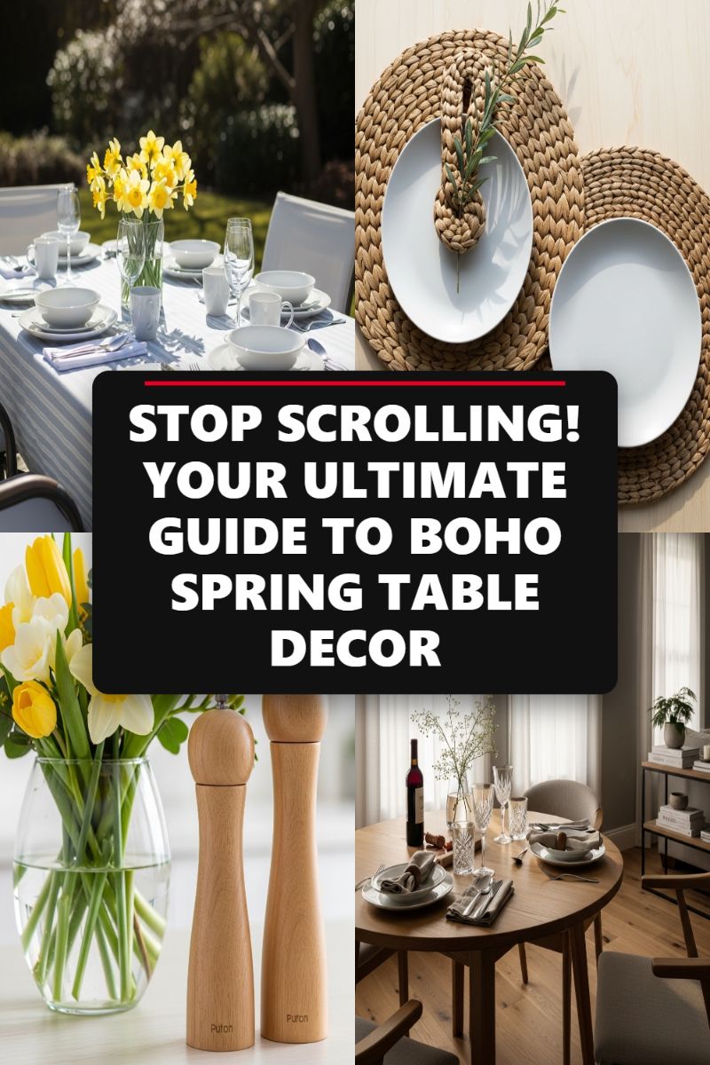 Your Ultimate Guide to Elevated Boho Spring Table Decor