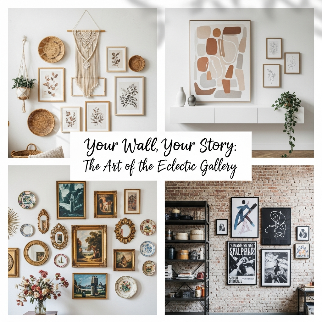 Your Wall, Your Story: The Art of the Eclectic Gallery