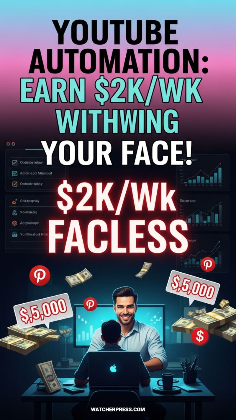YOUTUBE AUTOMATION: EARN $2K/WK FACELESS