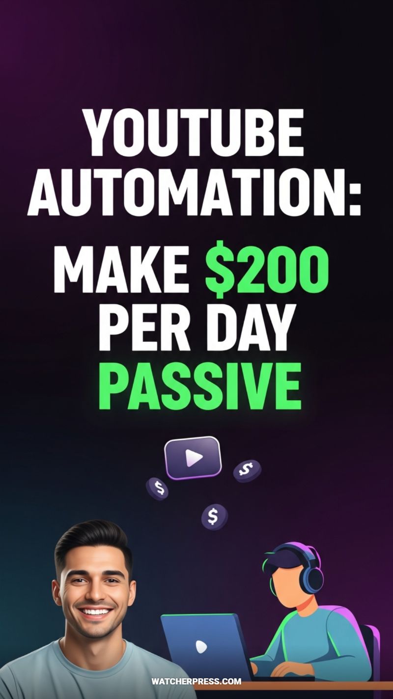 YOUTUBE AUTOMATION: MAKE $200 PER DAY PASSIVE