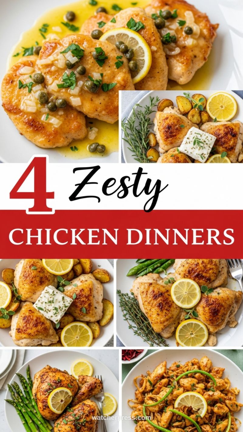 Zesty Lemon Caper Chicken Piccata