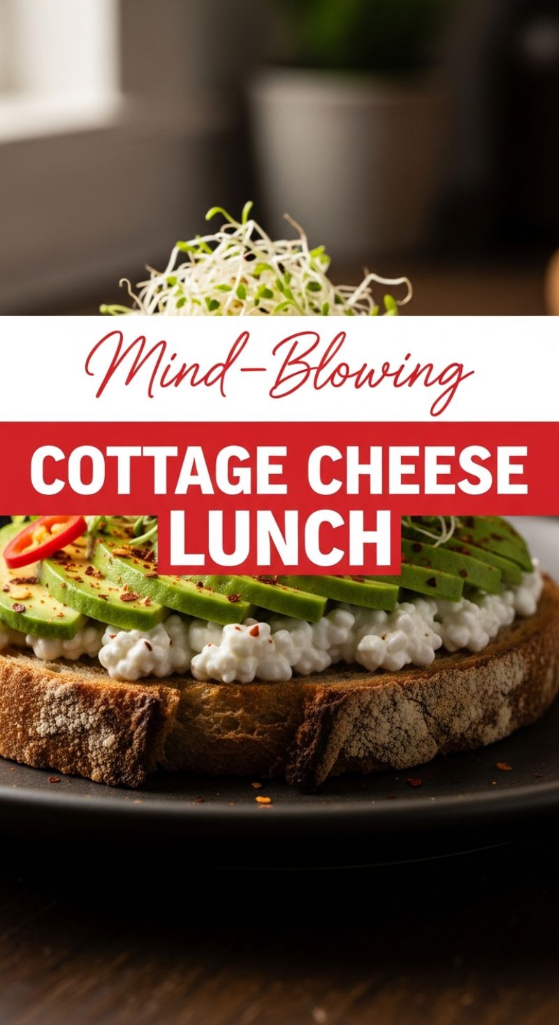 1. High-Protein Cottage Cheese & Avocado Toast