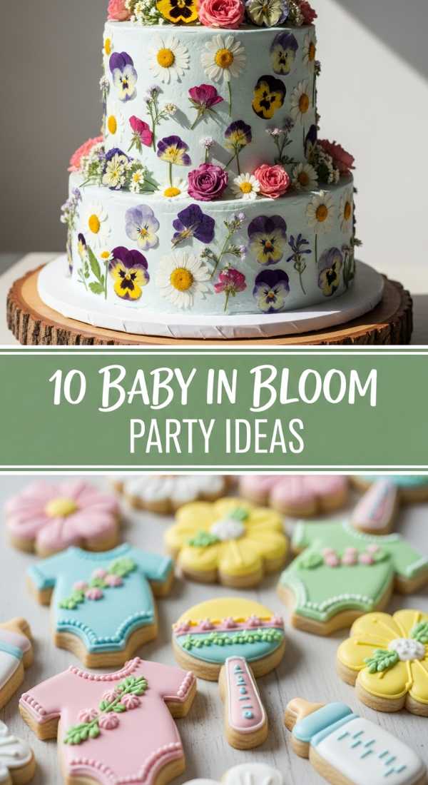 10 Adorable 'Baby in Bloom' Party Ideas