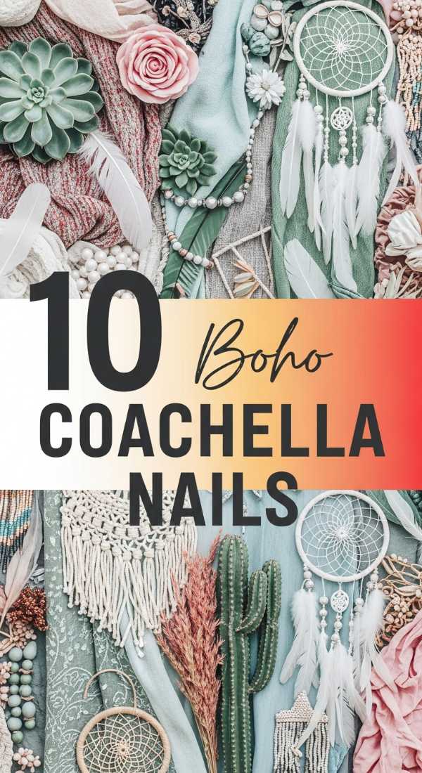 10 Boho Coachella Nail Ideas for Festival Season