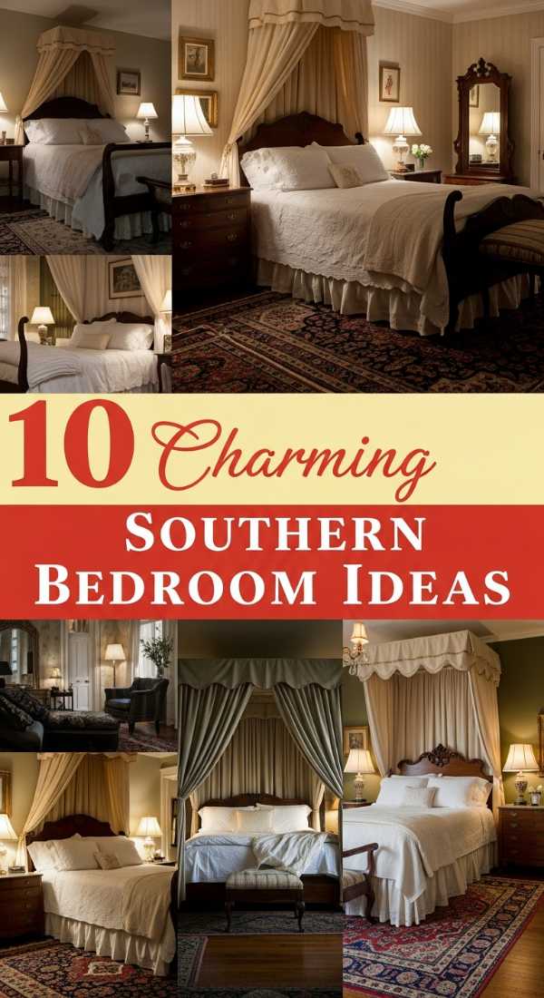 10 Charming Southern Bedroom Ideas