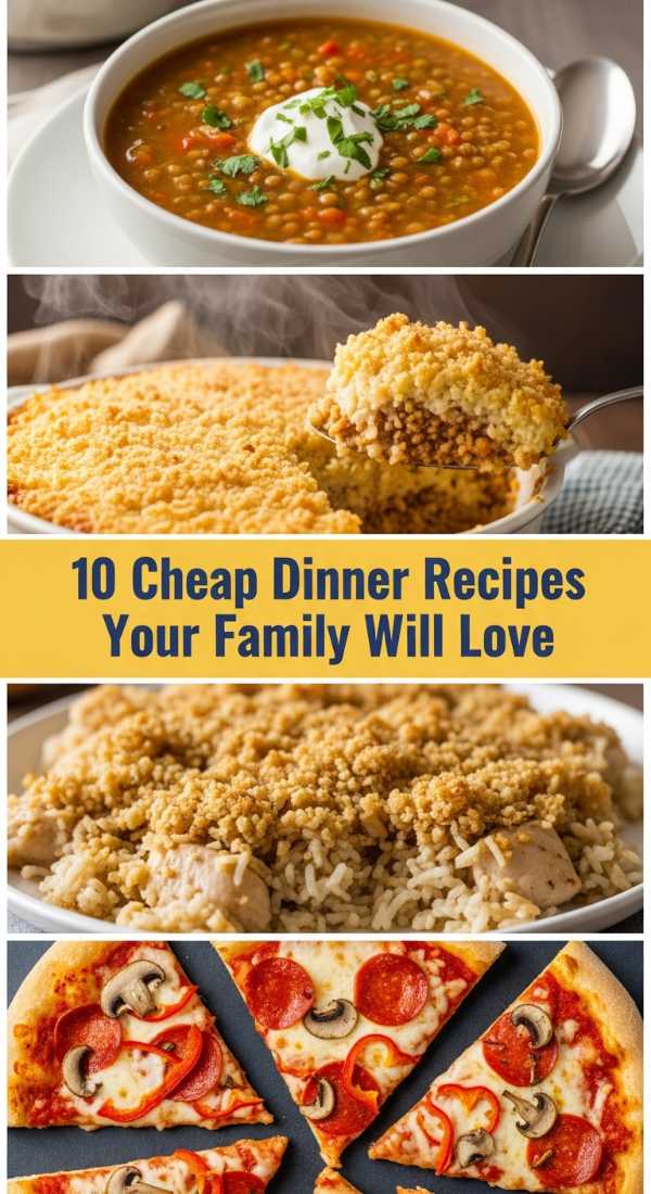 10 Cheap Dinner Recipes Your Family Will Love