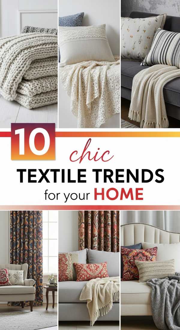 10 Chic Textile Trends for Your Home