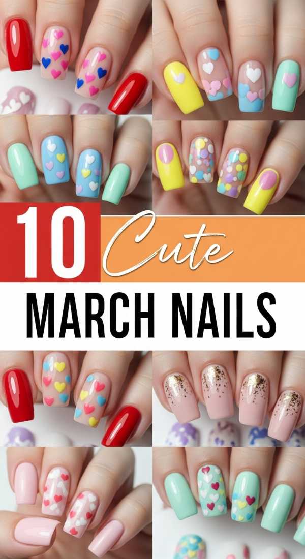 10 Cute March Nail Designs for a Fresh Look