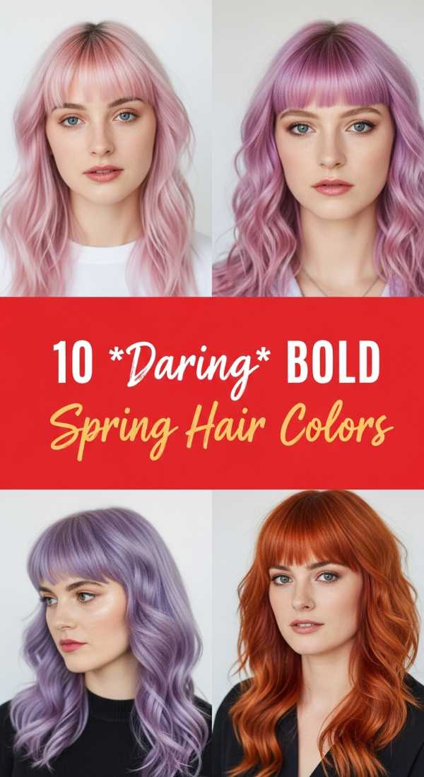 10 *Daring* Bold Spring Hair Colors