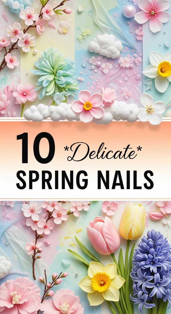 10 *Delicate* SPRING NAILS You'll Love