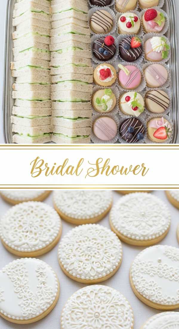 10 Easy Bridal Shower Food Ideas Guests Will Love