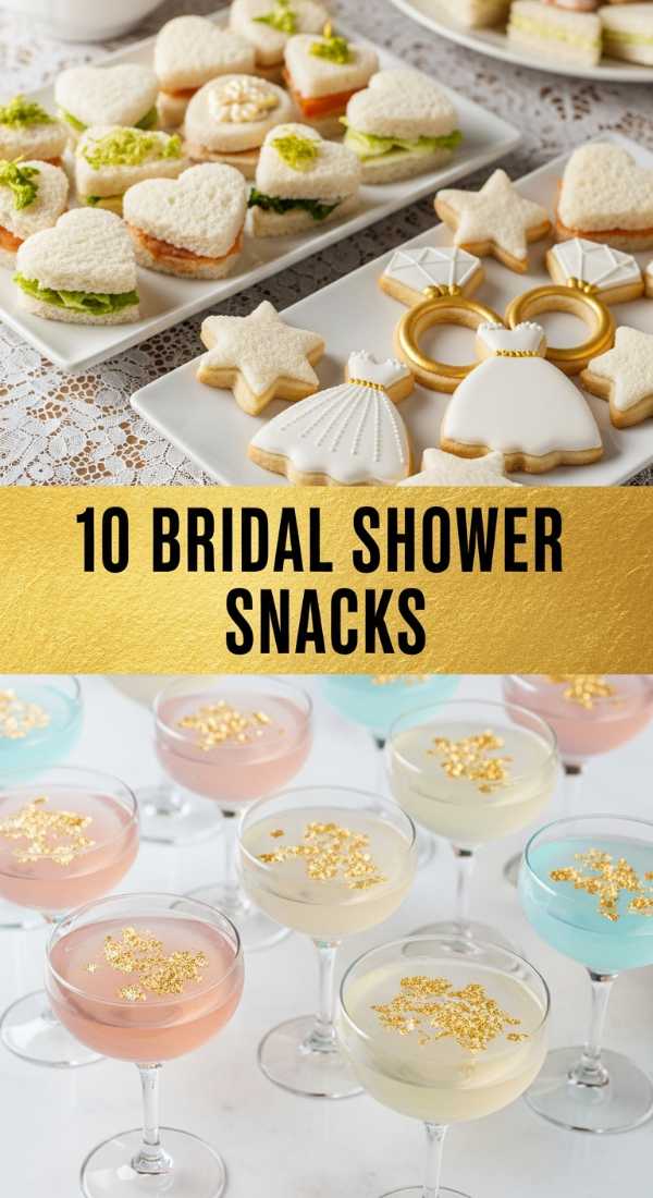 10 Easy Bridal Shower Food Ideas Guests Will Love