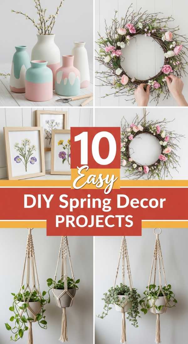 10 Easy DIY Spring Decor PROJECTS