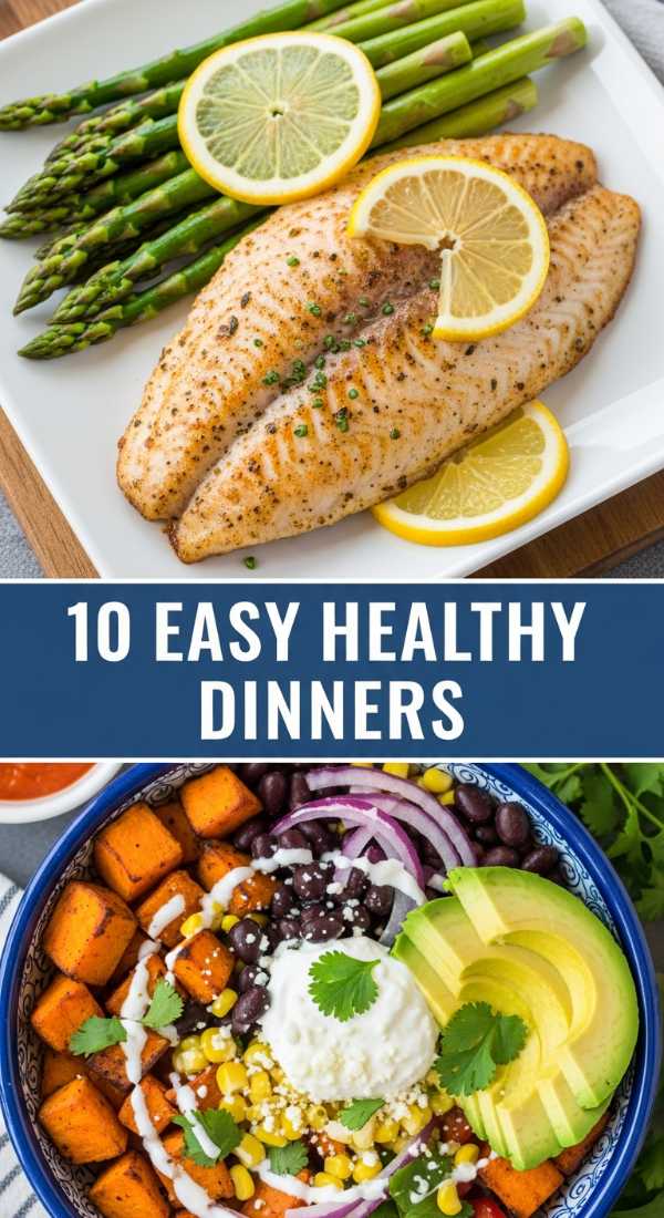 10 Easy Healthy Dinner Recipes