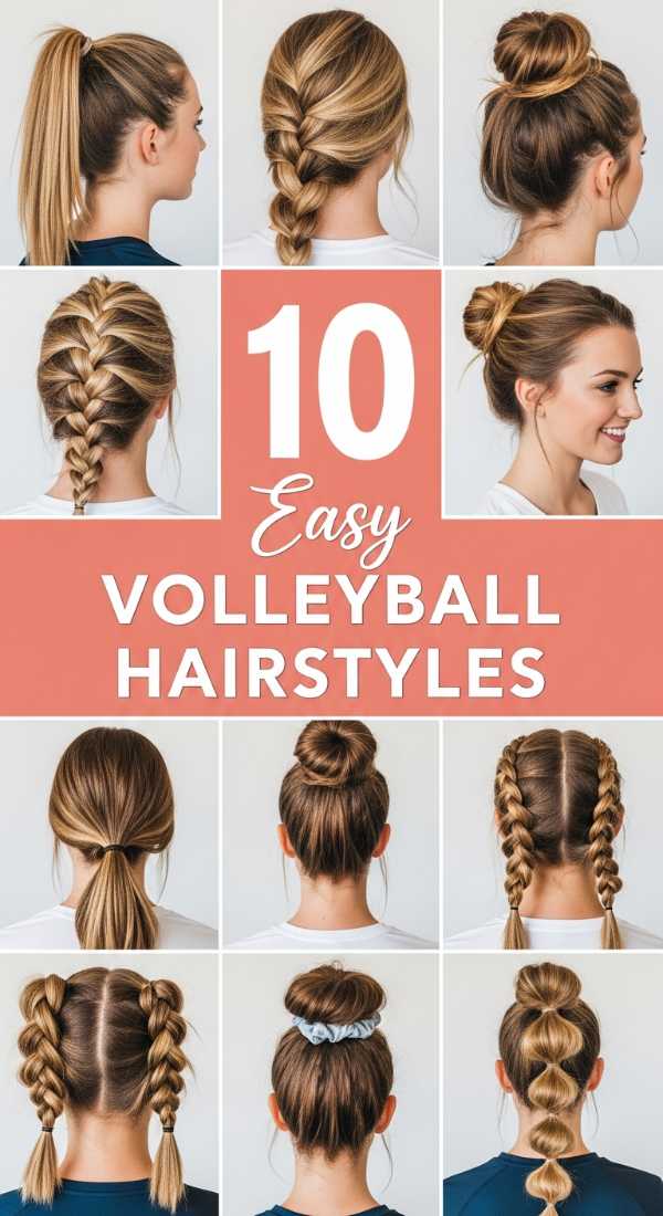 10 Easy Volleyball Hairstyles