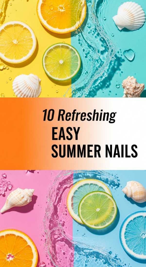 10 Effortless Summer Nail Ideas You Can Do At Home!