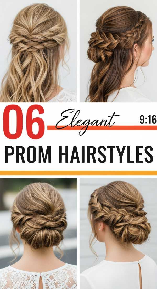 10 ELEGANT Prom Hairstyles Half Up Half Down
