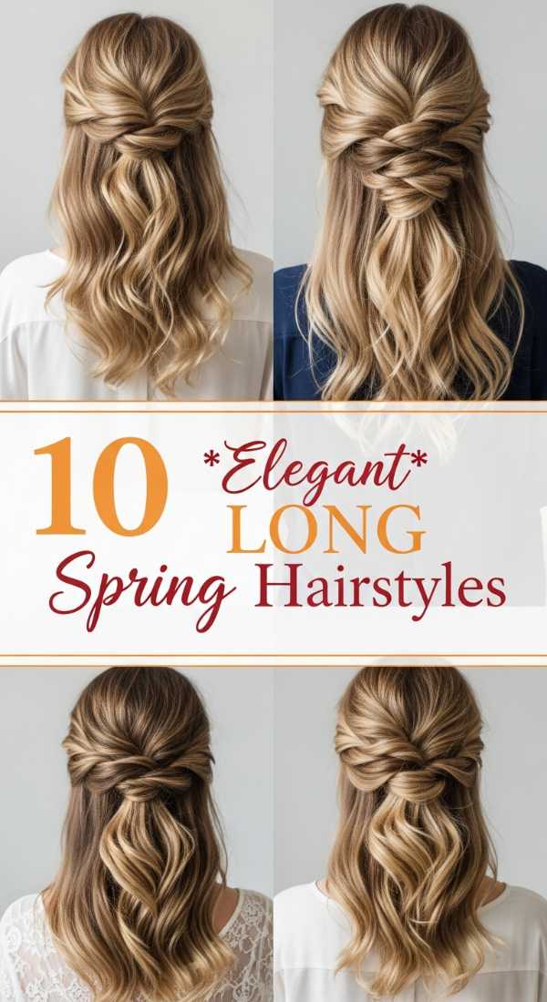 10 *Elegant* Spring Hairstyles for LONG Hair