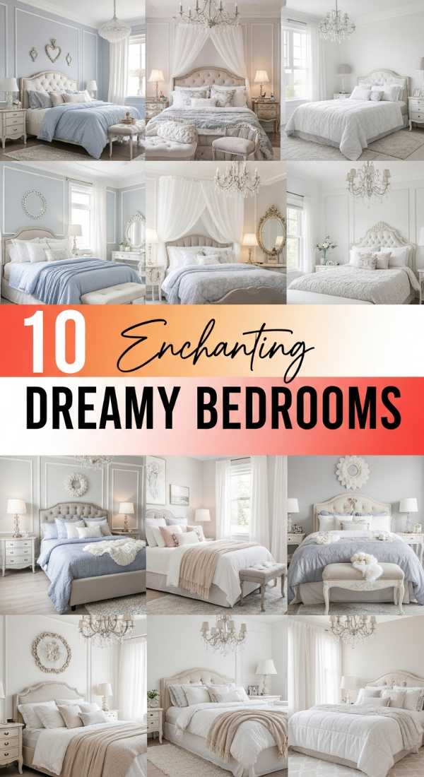 10 Enchanting Dreamy Bedrooms