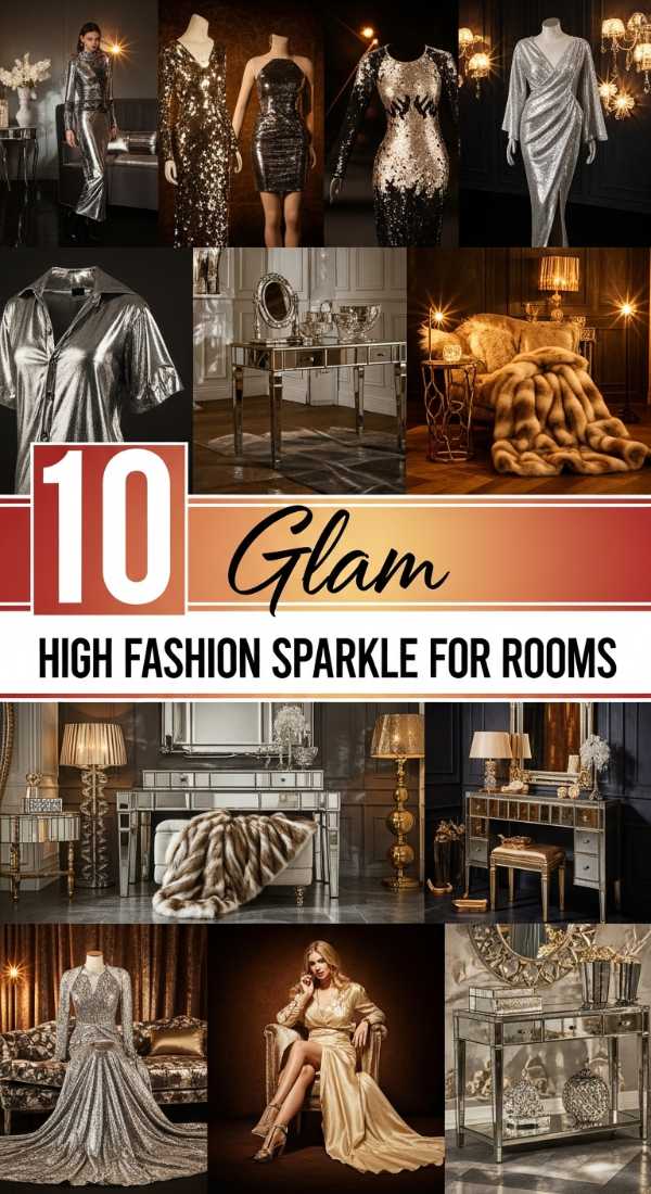 10 Glam Touches: High Fashion Sparkle for Every Room