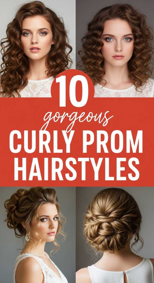 10 Gorgeous Curly Prom Hairstyles