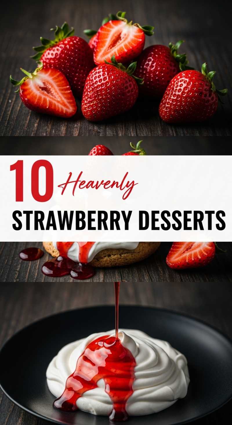 10 Heavenly Strawberry Desserts