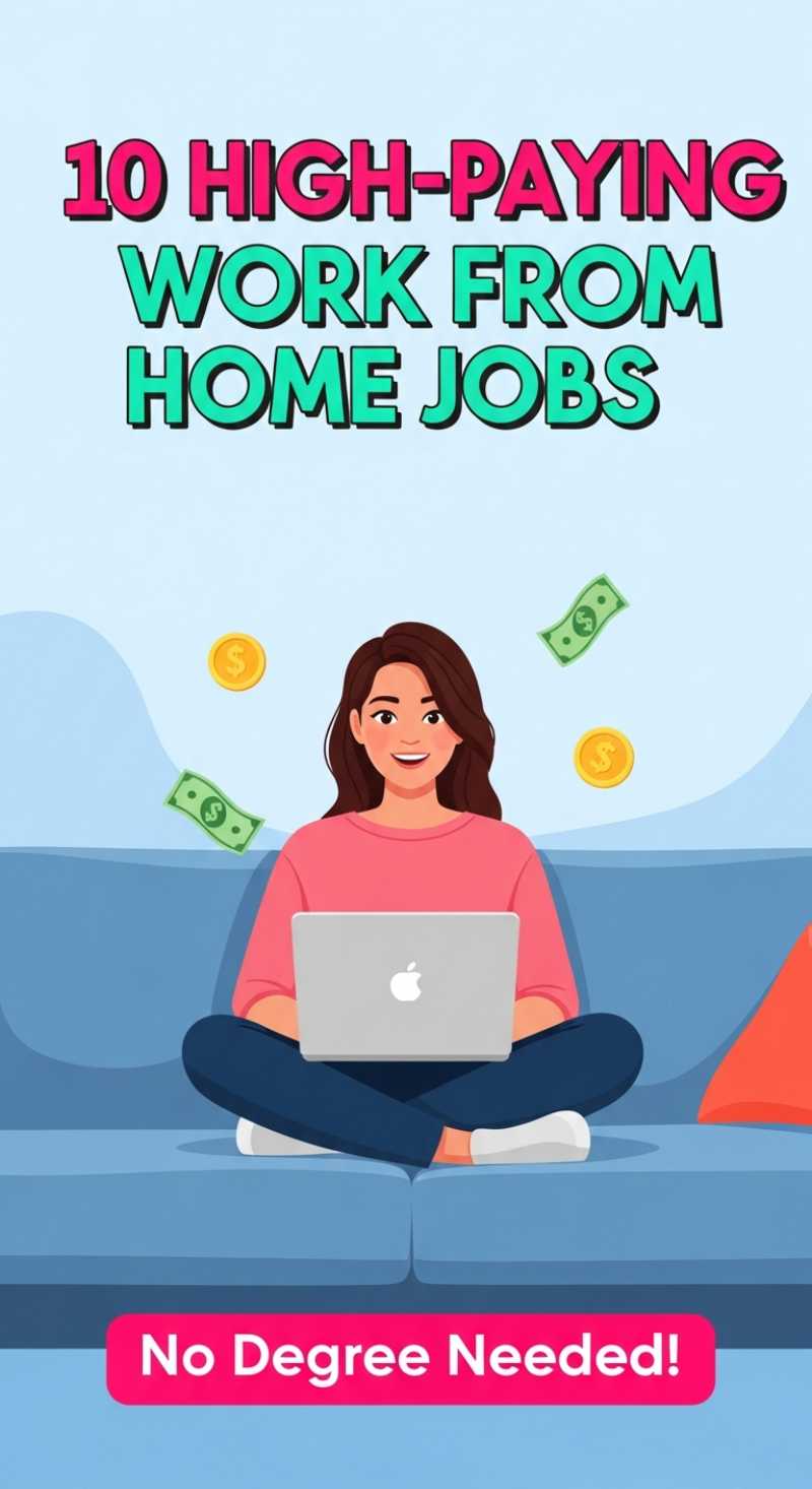 10 High-Paying Work From Home Jobs (No Degree Needed!)