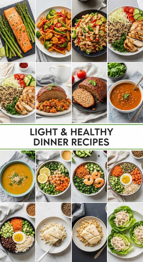 10 Light & Healthy Dinner Recipes
