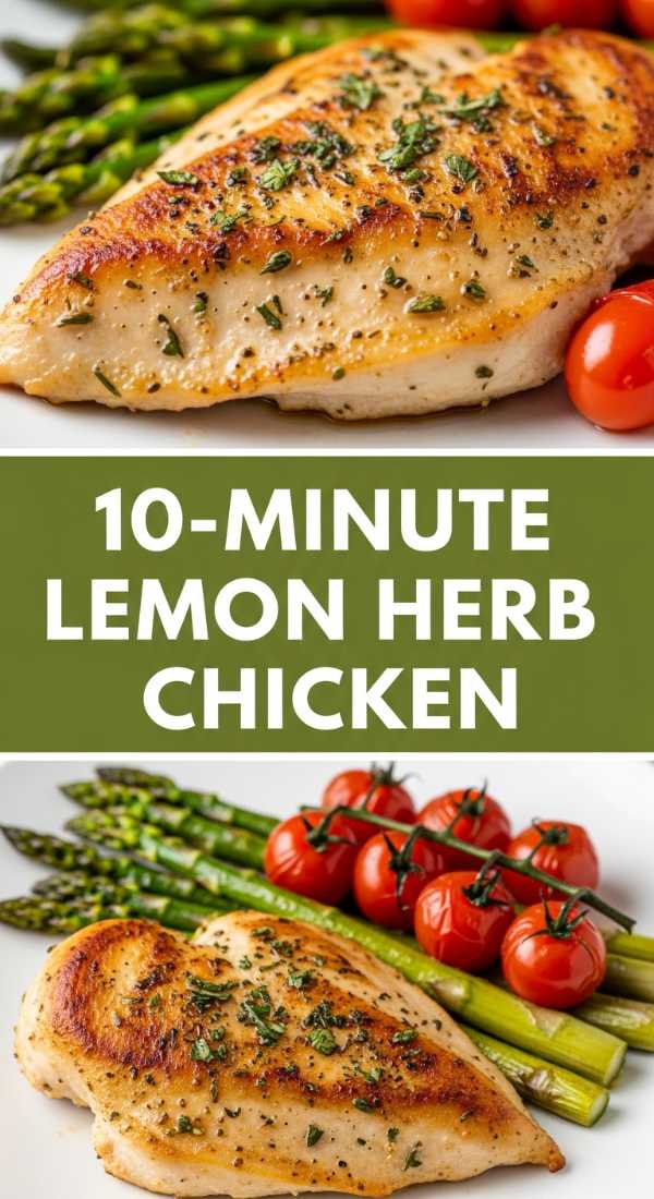10-Minute Lemon Herb Chicken: Your New Weeknight Go-To!