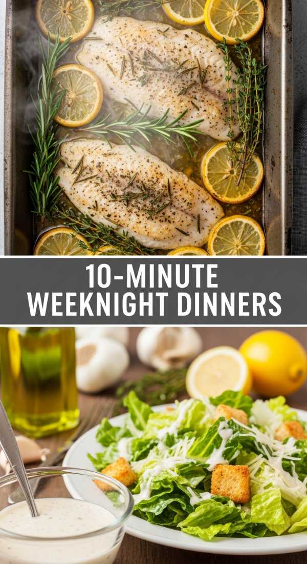 10-Minute Weeknight Dinner Ideas for Busy Families