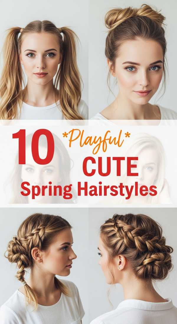 10 *Playful* Cute Spring Hairstyles