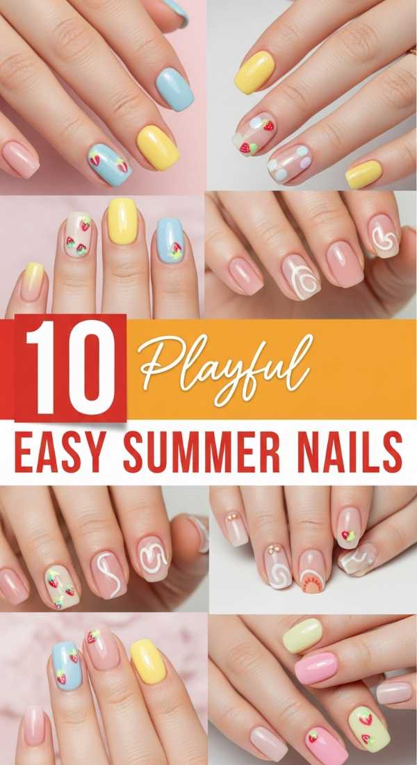 10 Playful Easy Summer Nails