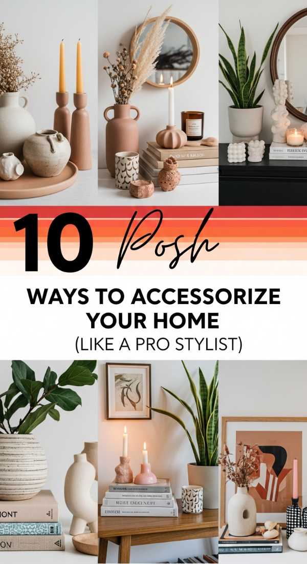 10 Posh Ways to Accessorize Your Home (Like a Pro Stylist)