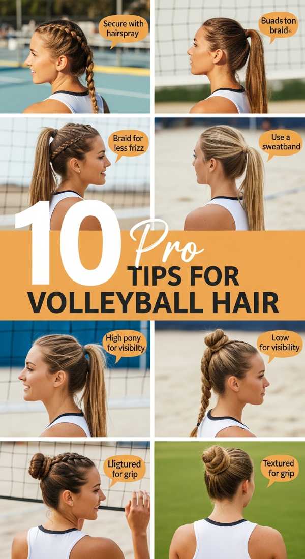 10 Pro Tips for Volleyball Hair