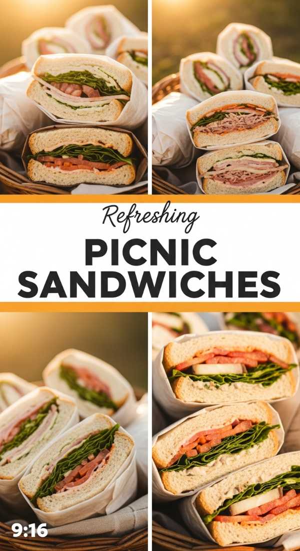 10 Refreshing Picnic Sandwich Ideas for Your Next Outing