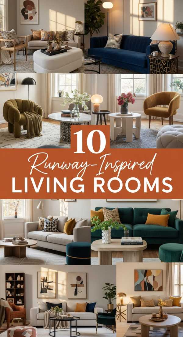 10 Runway-Inspired Living Rooms You Need to See!