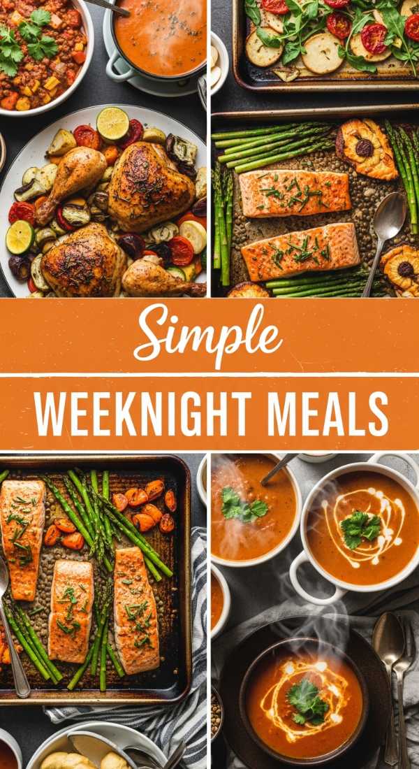 10 Simple Easy Weeknight Dinner Recipes for Families