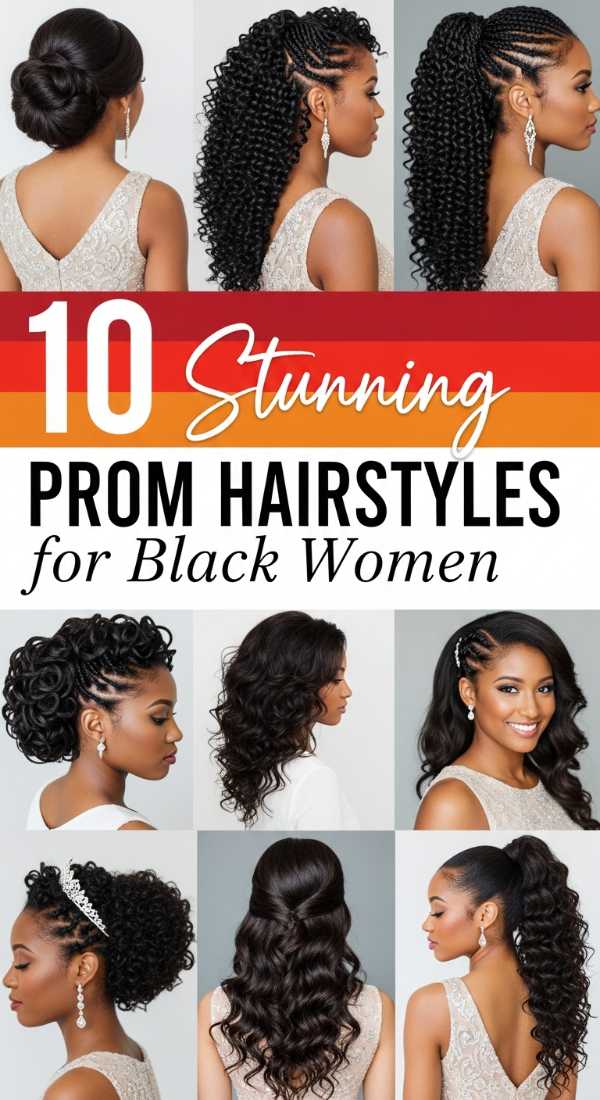 10 "Stunning" PROM HAIRSTYLES for Black Women