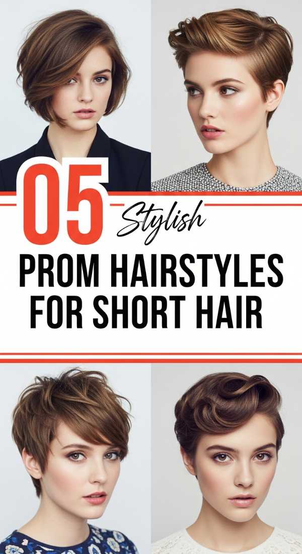 10 STYLISH Prom Hairstyles for Short Hair