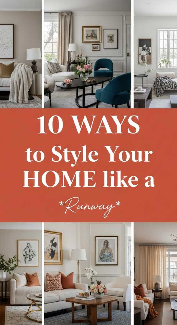 10 WAYS to Style Your HOME like a *Runway*