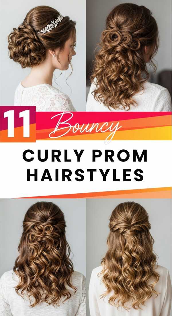 11 Bouncy Curly Prom Hairstyles