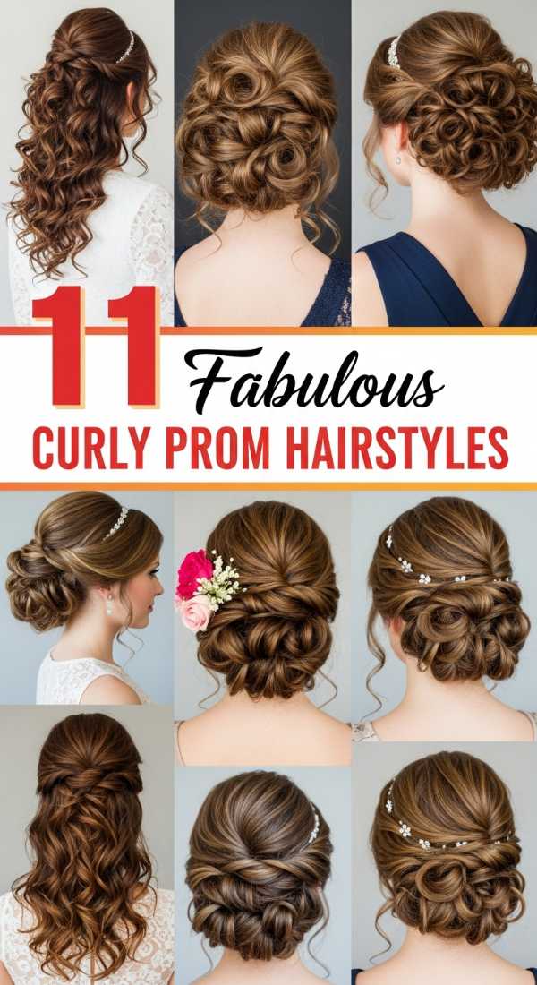 11 "Fabulous" CURLY PROM HAIRSTYLES